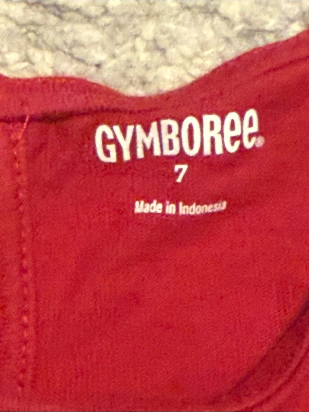 Gymboree Girls Patriotic Dress Size 7 Red Navy USA Flag Star Sequin